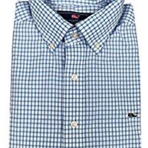 Vineyard Vines Blue Checked Shirt